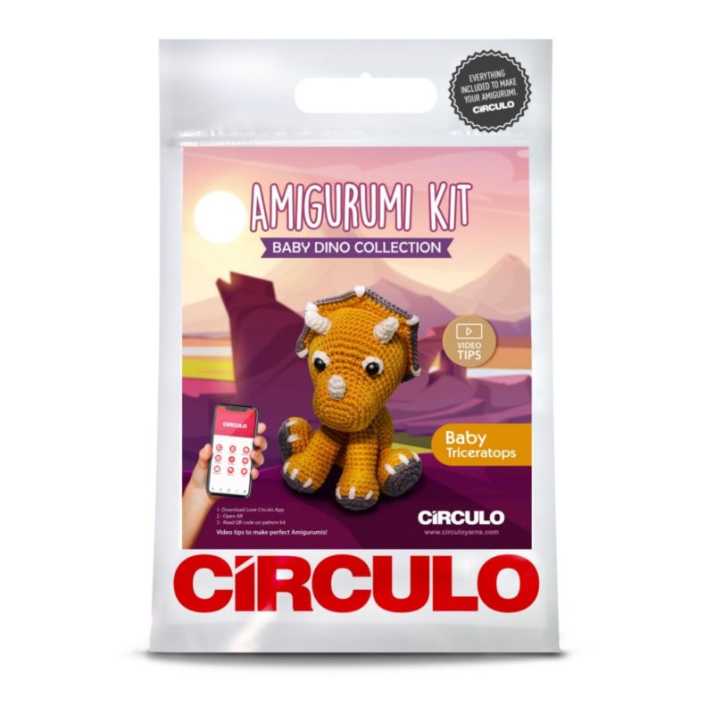 AMIGURUMI-KIT BABY TRICERATOPS by CIRCULO